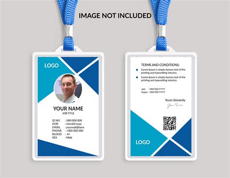 smart office id card maker|id card format template.